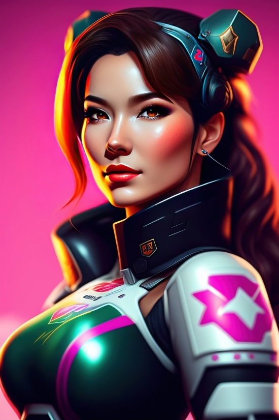 Online Ai, Coquette, Model, Fashion, Portrait, Face