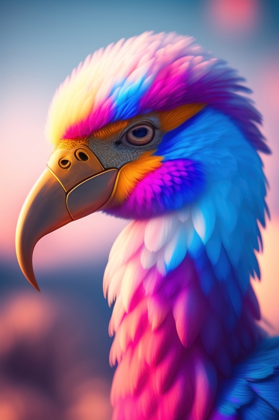 Ai Branding, Bird, Beak, Animal, Wildlife, Feather