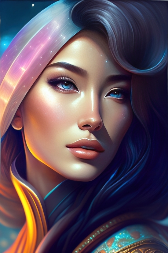 Ai Created Art, Face, Model, Portrait, Attractive, Pretty