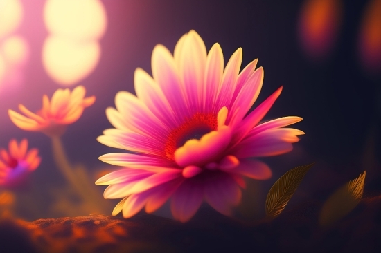 Ai Generator Photo, Lotus, Heat, Light, Design, Bright