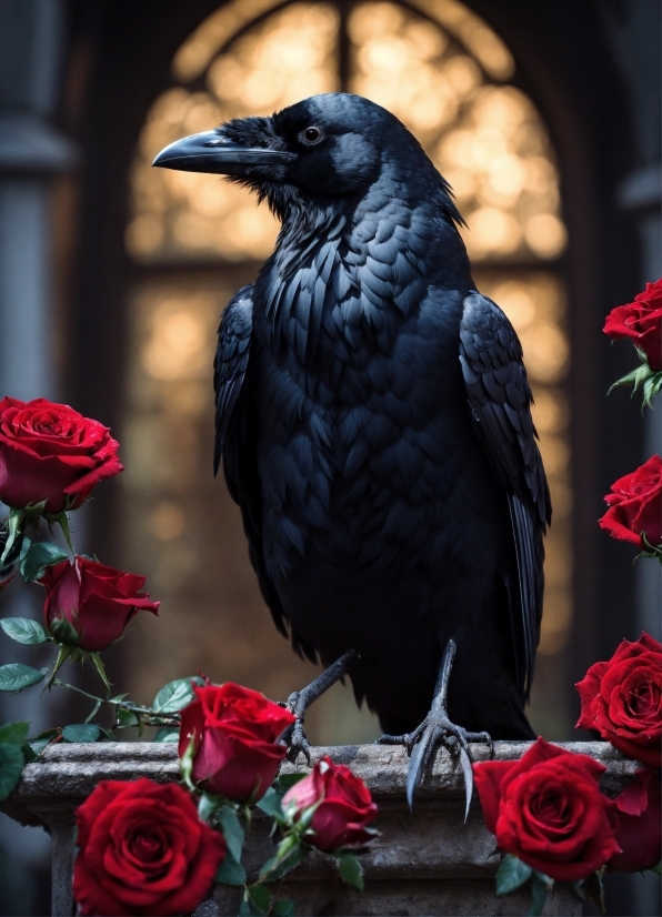 Bird, Wildlife, Beak, Animal, Feather, Magpie
