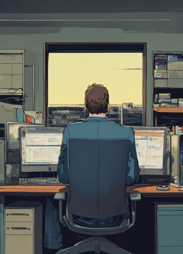 Computer, Personal Computer, Computer Monitor, Peripheral, Computer Desk, Computer Keyboard