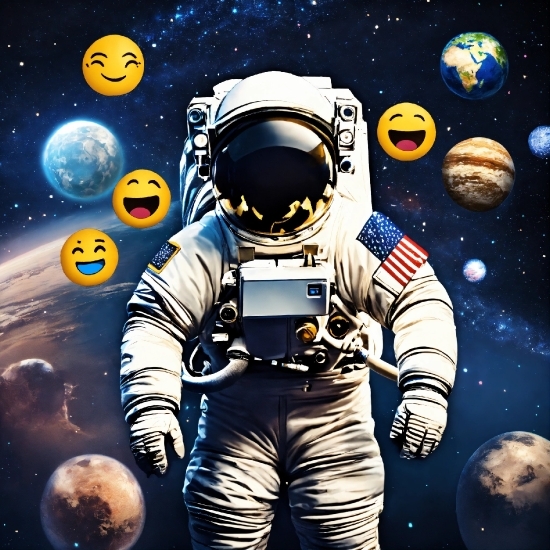 Astronaut, World, Sleeve, Astronomical Object, Font, Space